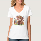 T-shirt Vache mignonne (Devant)