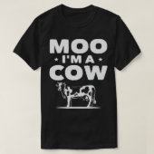 T-shirt Vache Mooey Moo Vache Agriculteurs Costume Vache M (Design devant)