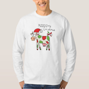 T-shirt Vache Noël mignon Enfants