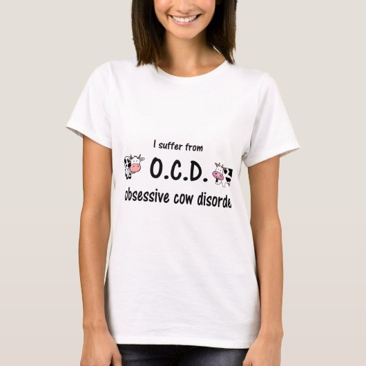 T-shirt Vache OCD (Devant)