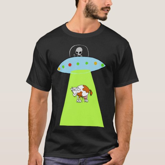 T-shirt Vache OVNI (Devant)