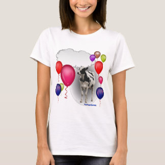 T-shirt vache parlante à anniversaire