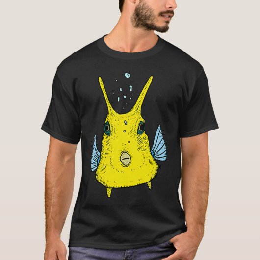 T-shirt vache poisson (Devant)