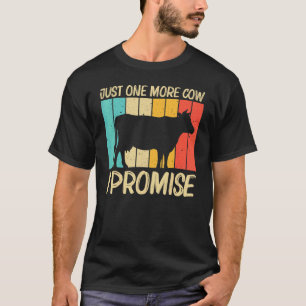 T-shirt Vache pour hommes femmes animal de ferme vache éle