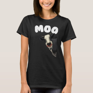 T-shirt Vache Pour Hommes Femmes Vache Agricultrice Laitiè