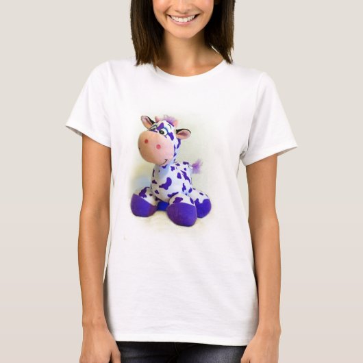 T-shirt Vache pourpre (Devant)