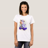 T-shirt Vache pourpre (Devant entier)