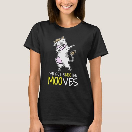 T-shirt Vache qui fait le dab (Devant)