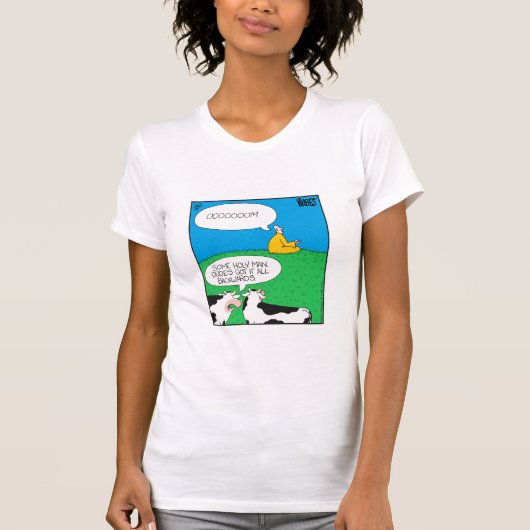 T-shirt Vache sainte ! (Devant)