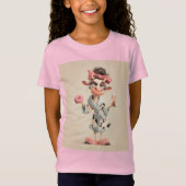 T-Shirt Vache Sassy en mode Spa (Devant)