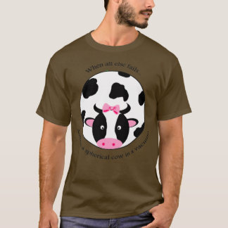 T-shirt Vache sphérique
