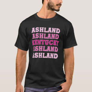 T-shirt Vache sudiste esthétique rose Ashland Ke