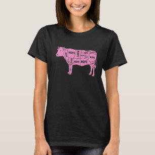 T-shirt Vache végétale anti cruauté animale Manger Légumes
