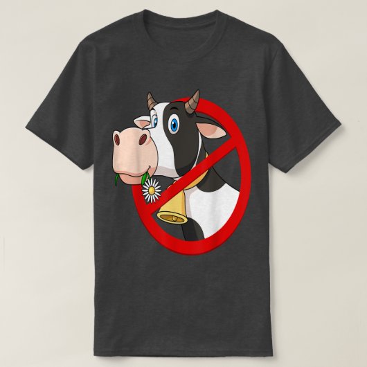 T-shirt Vache végétarienne (Design devant)