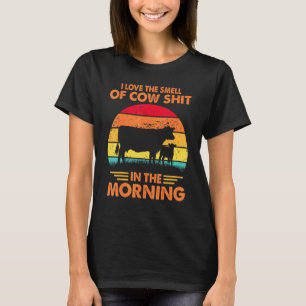 T-shirt Vache vintage Producteur Hommes Femme Bovins