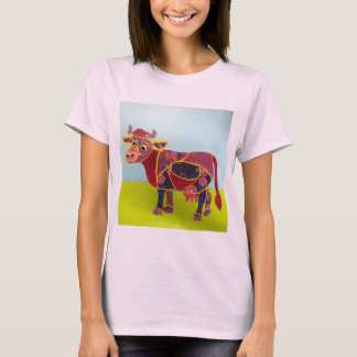 T-Shirt Vache Violette
