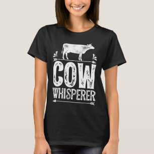 T-shirt Vache Whisperer Vaches Agricole de la volaille
