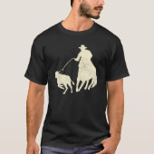 T-shirt Vacher de Roping de Veau (Devant)
