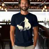 T-shirt Vacher de Roping de Veau