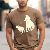 T-shirt Vacher de Roping de Veau