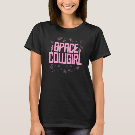 T-shirt Vachère spatiale (Devant)