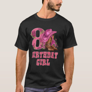 T-shirt Vacheronne de rodéo occidental pour 8e anniversair