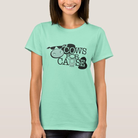 T-SHIRT VACHES À CAUSE (Devant)