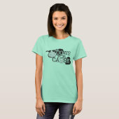 T-SHIRT VACHES À CAUSE (Devant entier)
