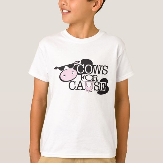 T-SHIRT VACHES À CAUSE (Devant)