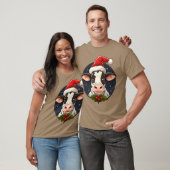 T-shirt Vaches amis Noël (Unisexe)