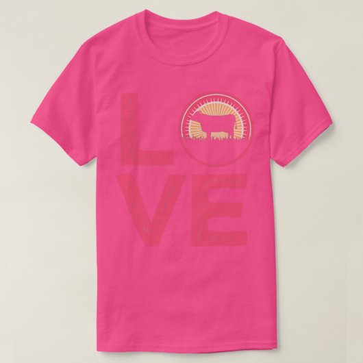 T-shirt Vaches Animaux de ferme Vache (Design devant)