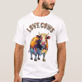 T-shirt Vaches d'amour (Devant)