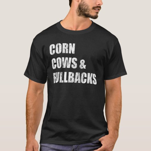 T-shirt Vaches De Maïs Et Arrières 3 (Devant)
