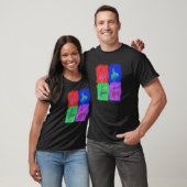 T-shirt Vaches de Rodéo Pop Coloré (Unisexe)
