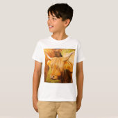 T-shirt Vaches des montagnes, bétail écossais (Devant entier)