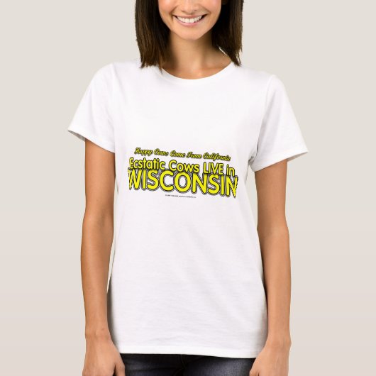 T-shirt Vaches heureuses (Devant)