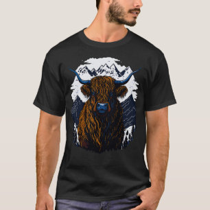 T-shirt Vaches Highland 1