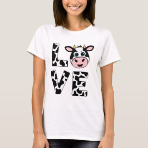 T-shirt Vaches mignonnes J'aime