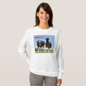 T-shirt Vaches suffisantes (Devant entier)