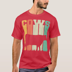 T-shirt Vaches Vaches Vache Lait Ferme Animaux Agriculteur