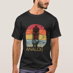 T-shirt Vacuum Tube Analogique Valve Amp Hi Fi Ou Guitare
