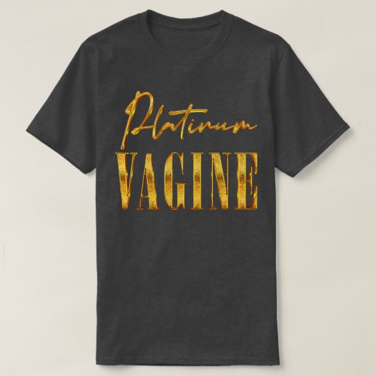 T-shirt Vagine Platine (Design devant)