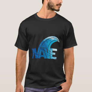 T-shirt Vague Bleu Votez Démocrate Président Résistez Trum