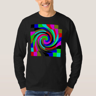 T-shirt vague d'arc-en-ciel