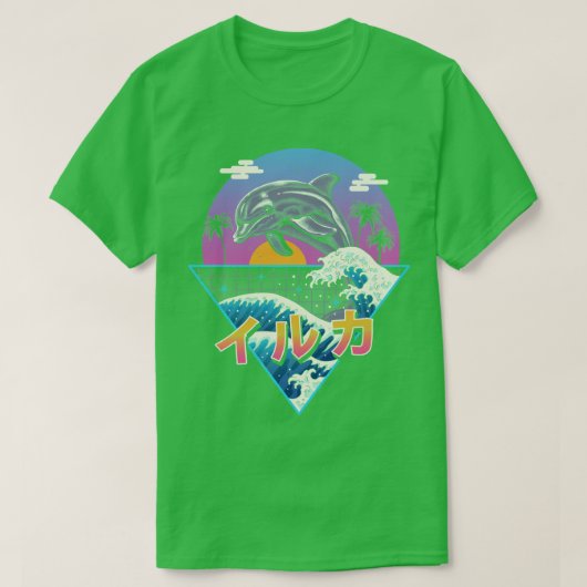T-shirt Vague dauphin (Design devant)
