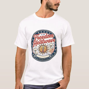 T-shirt Vague de chaleur de la liberté Patriotique Météo d