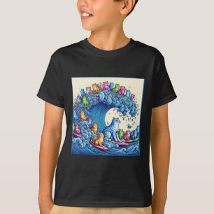 T-shirt Vague De Chats Pour Kamala Funny