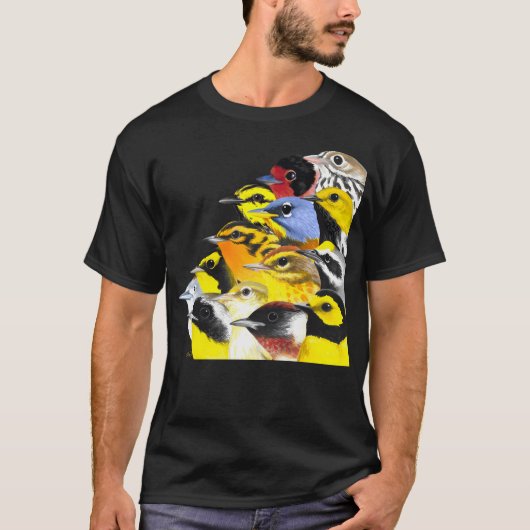 T-shirt Vague De Parulines (Devant)