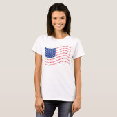 T-shirt Vague-Drapeau-Chopper (Devant entier)