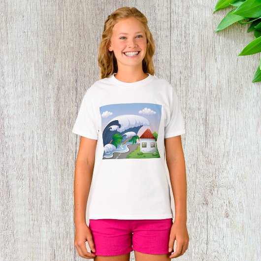 T-shirt Vague du tsunami